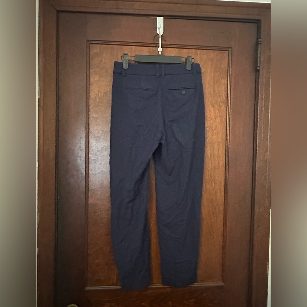 J.Crew Essential Pant in City Twill Navy Blue 0P - Picture 3 of 6